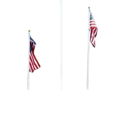 Rugged Radios 20 Ft Telescoping Flag Pole For Base Camp & Base Station Antenna