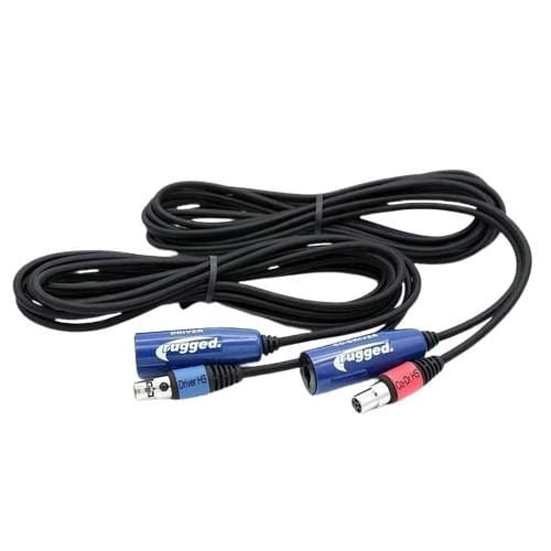 Rugged Radios Intercom Driver And Co-driver Offroad 12" Race Series Straight Cable