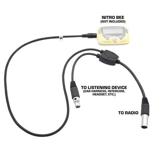 Rugged Radios Scanner To 5-pin Car Harness, Headset, Or Intercom Adapter