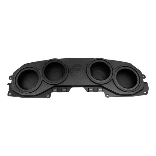Mb Quart Jeep Wrangler Jl / Gladiator Jt Tuned Rear Soundbar Enclosure For 8" Round Speakers