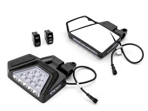 Superatv Cfmoto Dual Section Led Side-view Mirrors