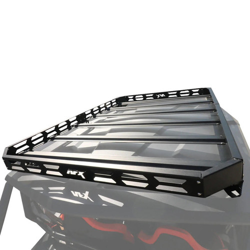 AFX Motorsports black steel roof rack for Honda Talon 1000X 4-Seater with LED cut-out and 100 lb capacity
