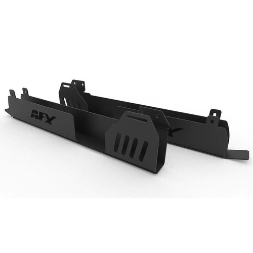 Honda Talon 1000X trailing arm guards, black powder-coated for superior off-road protection and durability