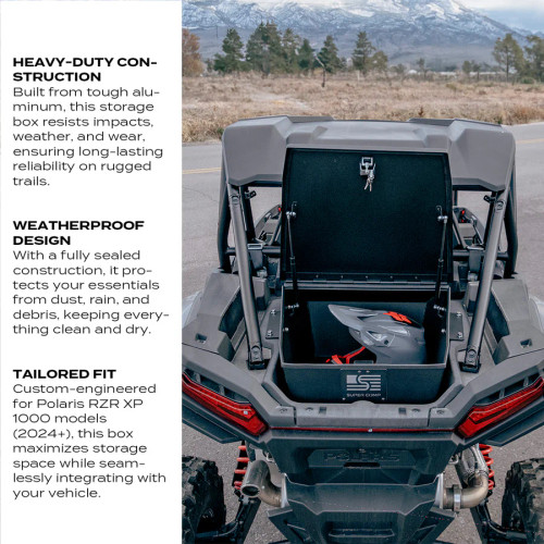 Super Comp USA 2024+ Polaris RZR XP Storage Box - Side By Side Sports