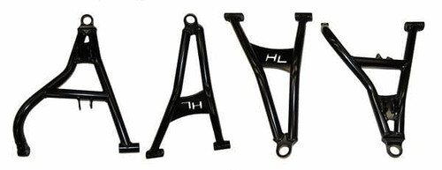 High Lifter 2017-21 Polaris General 1000 Eps/rzr S Front Forward Upper And Lower Control Arms (red)
