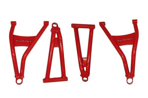 High Lifter Honda Pioneer 1000 Control Arms (front Forward Upper & Lower) (w/ Ball Joints) (red)