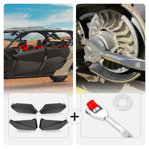Kemimoto Can-am Maverick X3 Max Lower Doors Panels And Belt Changing Tool Kit