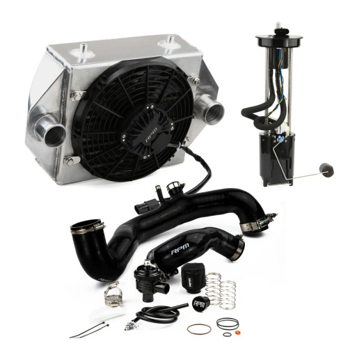 Rpm Powersports Can-am Maverick X3 120hp-170+hp Upgrade Kit X3 Big Core Intercooler, Fuel Pump & Silicone