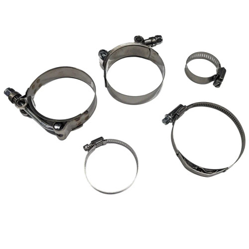 Rpm Powersports Can-am Maverick X3 Turbo R / Turbo Rr Stainless Charge Tube Clamp Set