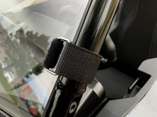 Utvzilla Arctic Cat Wildcat Xx Hard Coated Half Windshield W/ Quick Straps