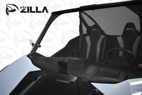 Utvzilla Kawasaki Krx Full Clear Hardcoated Polycarbonate Windshield
