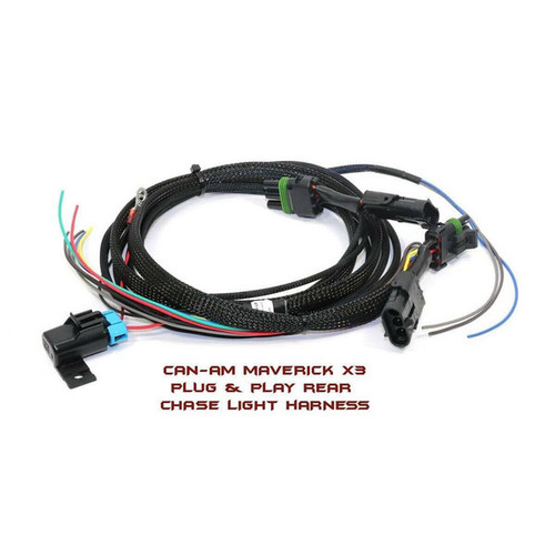 Xtc Can-am Maverick X3 / R Plug & Play Rear Chase Light Bar Harness