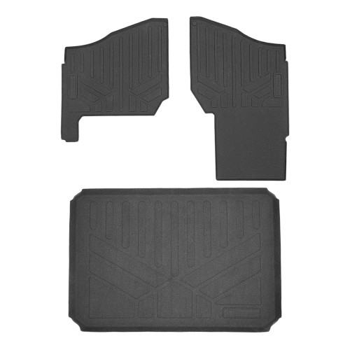 Smartliner 2018-2026 Polaris Ranger XP 1000 Front Row & Bed UTV Floor Mat Liner Kit