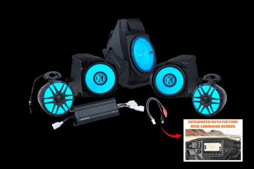 Memphis Audio Polaris RZR Ride Command PRO 4 PLUS Audio Kit (PRO XP - PRO R - TURBO R)