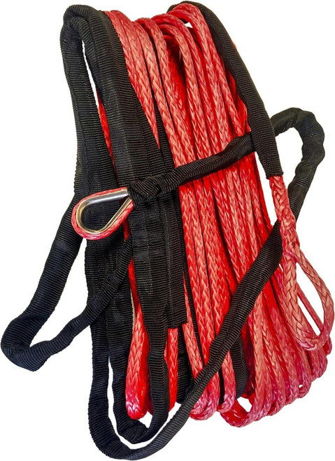 Open Trail Synthetic Winch Rope - Red - 3/16" x 50 ft.