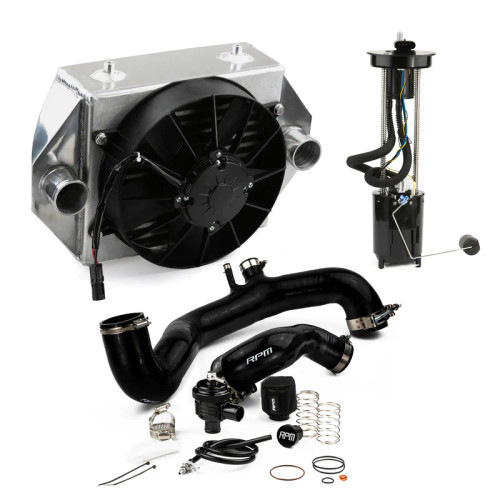 RPM '17-'19 Can-Am Maverick X3 Upgrade kit Big Core Intercooler Fuel Pump & Silicone 120HP to 170+HP
