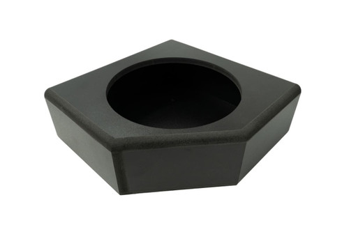 UTV Stereo '17+ Can-Am Maverick X3 Rear Low-Profile Passenger Side 10" Subwoofer Enclosure - Unloaded