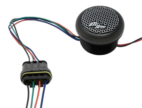UTV Stereo Can-AM Maverick R Built In RGB LED Pro Series 1" Tweeter - Pair