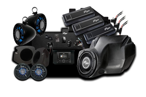 UTV Stereo Polaris RZR Signature Series Stage 8 Stereo Kit