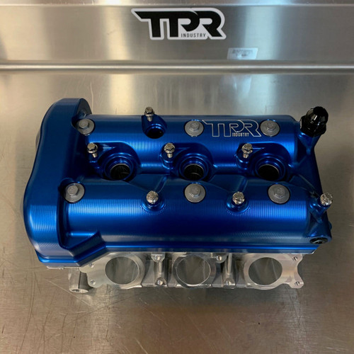 TPR Industry Billet Valve Cover Can Am X3 - Blue