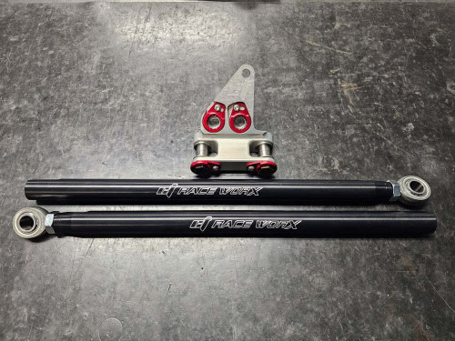CT Race Worx Can-Am Maverick R Pro Tie Rods With Stabilizer Mount