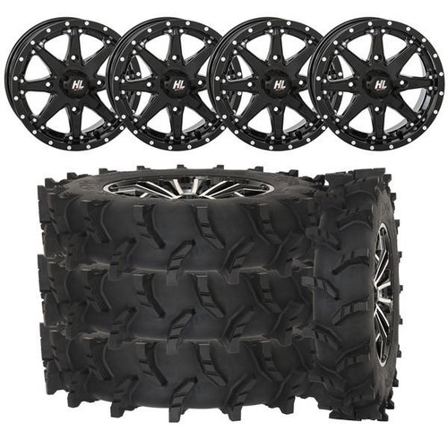High Lifter Wheel And Tire Package With Hl10 Wheel And Outlaw Max Tire (complete Set Of 4)