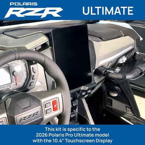 Rugged Radios Polaris Rzr Pro R Ultimate Complete Communication Kit With Bluetooth Intercom And 2-way Radio (10.4" Touchscreen Models Only)