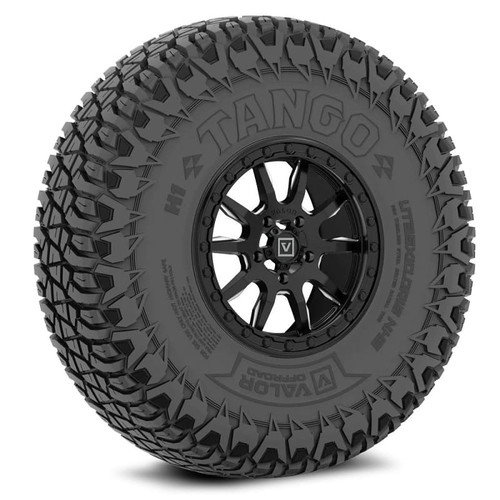 Valor Offroad Wheel And Tire Package With V15 Wheels And Tango Tires (complete Set Of 4) Mounted With Lug Nuts