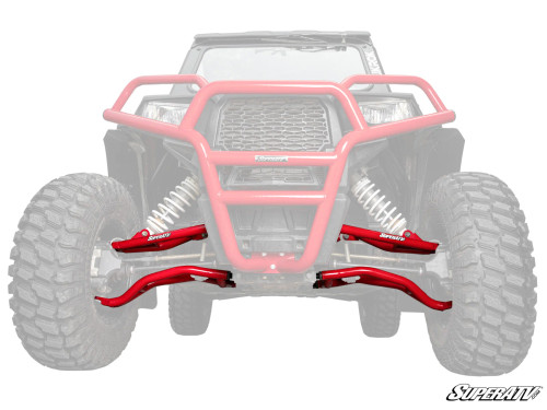Super ATV 2021+ Polaris RZR Trail S 900 & S 1000 High Clearance 1.5" Forward Offset A-Arms