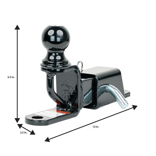 Honda Pioneer 700 Trio HD Receiver Hitch with 2" Ball Mount - ATV TEK (Lifetime Warranty)