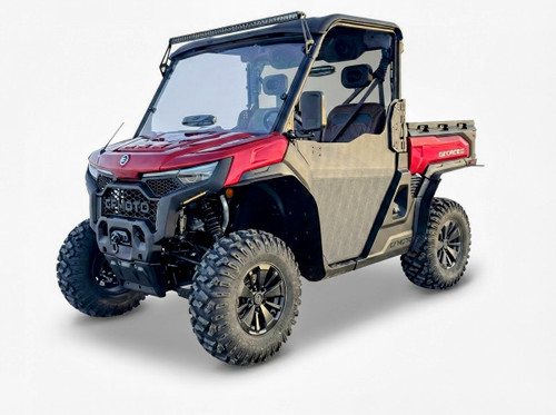 Spike Powersports HDPE half doors installed on 2025 CFMOTO UForce U10 Pro single cab