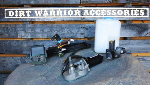 Dirt Warrior '25+ Polaris Pro R Electric Windshield Wiper Kit