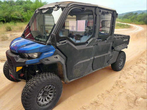 Dirt Warrior Accessories Can-Am Defender 4-Seat Cab Enclosure Upper Side Doors Panels