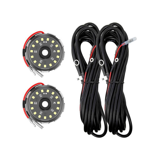 KC HiLiTES Cyclone V2 Two Rock Light Kit - Clear