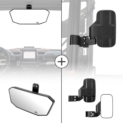 Kemimoto Polaris Ranger XP 1000 Adjustable Side Mirrors & Rear View Mirror