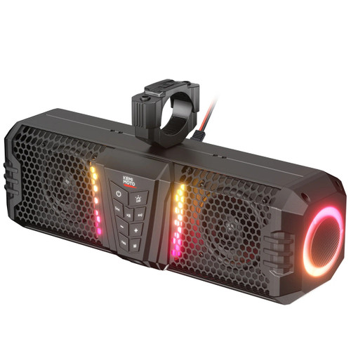 Kemimoto UTV Golf Cart Marine Boat Midnight 40 16'' RGB Bluetooth Sound Bar