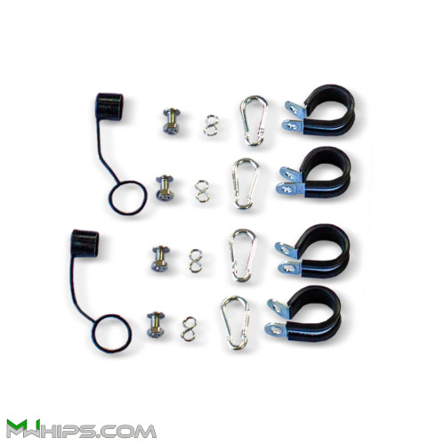 M Whips LED Whip Flag Mounts - Two Pairs