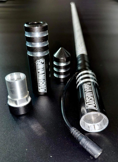 Marshin Whips Game Changer Single Whip - Crystal Grey Edition