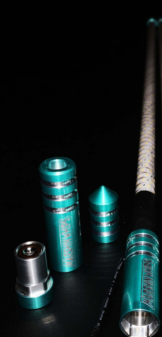 Marshin Whips Game Changer Single Whip - Teal Edition