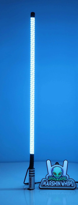 Marshin Whips V3 Chrome/Black - Single Whip