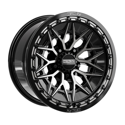 MetalFX Alpha R Beadlock - Gloss Black DDT Face