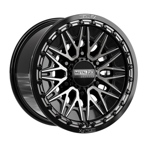MetalFX Alpha 6R Beadlock - Gloss Black DDT Face