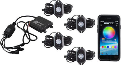 Moose - LED 4 Pod Rock Light Kit - RGB