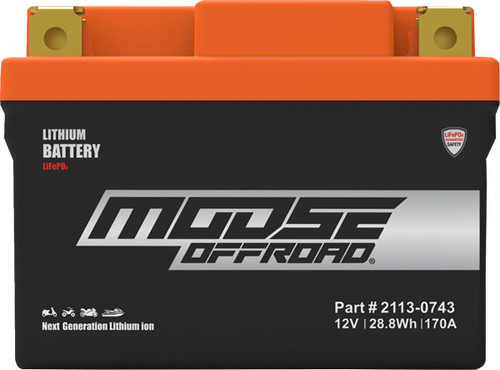 Moose - Lithium Ion LiFePO4 Battery - HUTZ75-FP