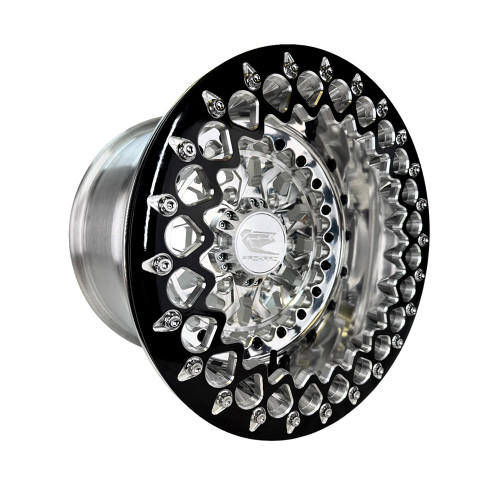 Packard Performance Apollo FF Forged Polished Beadlock Wheel (6 Lug) - Silver