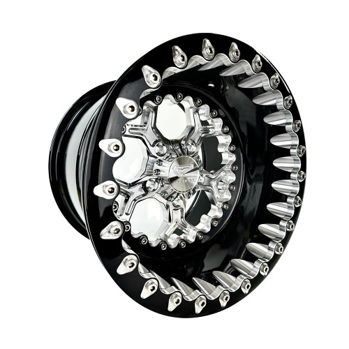 Packard Performance Pro 5 FF Forged Beadlock Wheel (5 Lug) - Silver