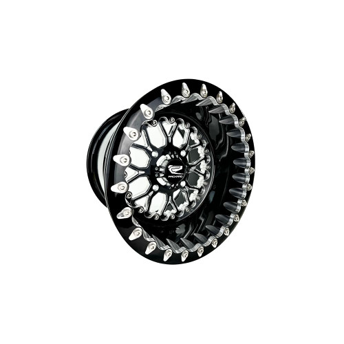 Packard Performance Wishbone FF Forged Beadlock Wheel - Gloss Black