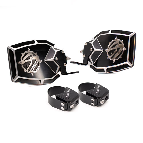 Sector Seven Navigator Mirrors W/ Light Brackets Set