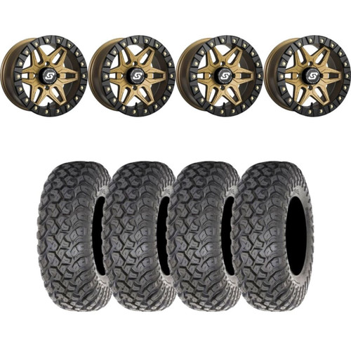 Sedona Black/Bronze Split 6 Beadlock & System 3 RT320 Radial Wheel & Tire Kit