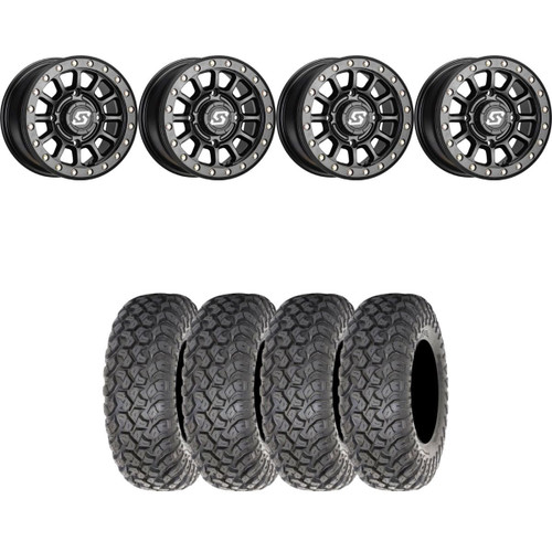 Sedona Black Sano Beadlock & System 3 RT320 Radial Wheel & Tire Kit